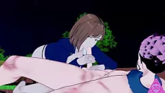 play Nobara Kugisaki aus Jujutsu Kaisen in einer Hentai -Begegnung: Blowjob, Handjob und unzensierter Sperle
